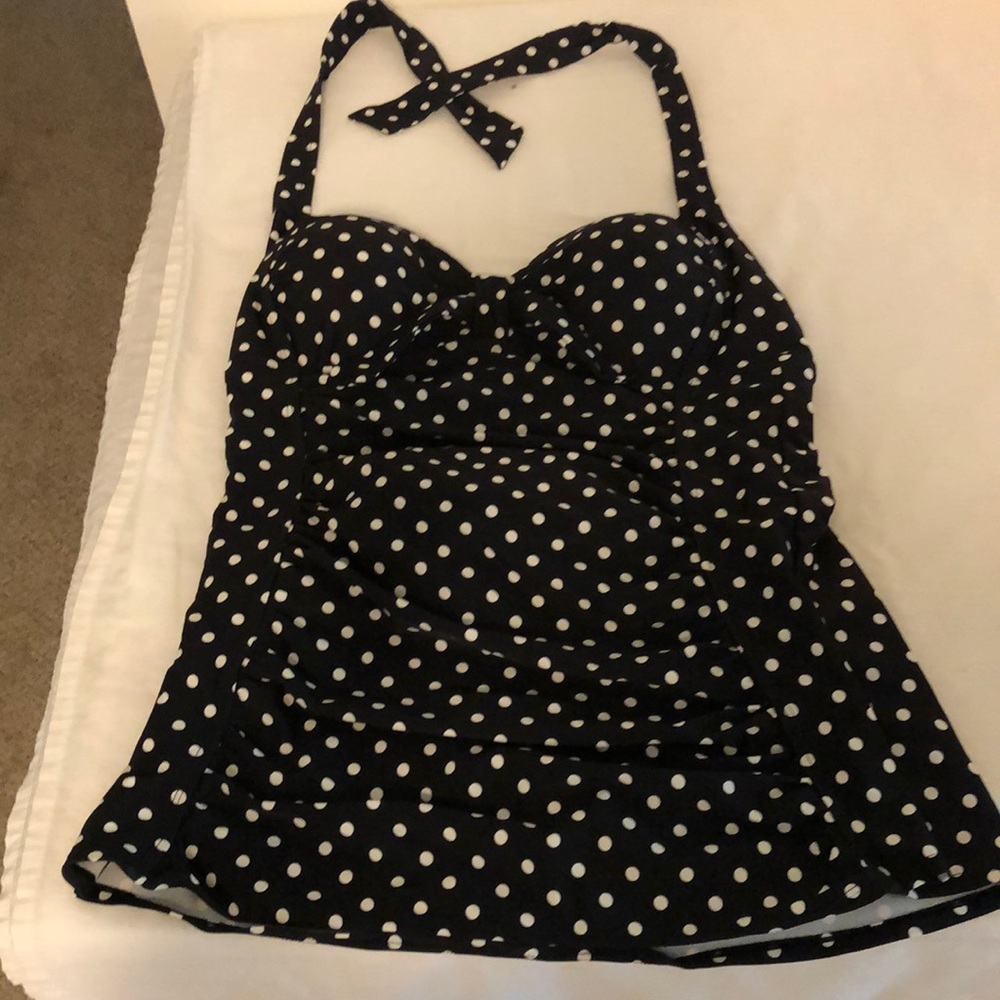 Women’s polka dot suit